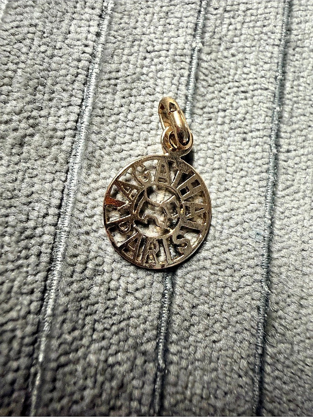 Agatha Paris Scottish Terrier Cut-Out Medallion Charm Pendant